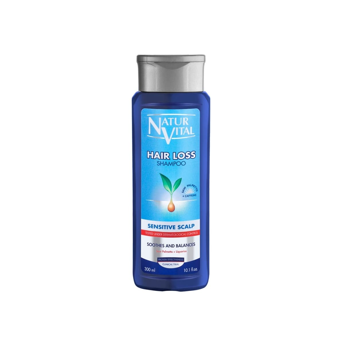 NATUR VITAL šampūnas nuo plaukų slinkimo  jautriai galvos odai, 300 ml