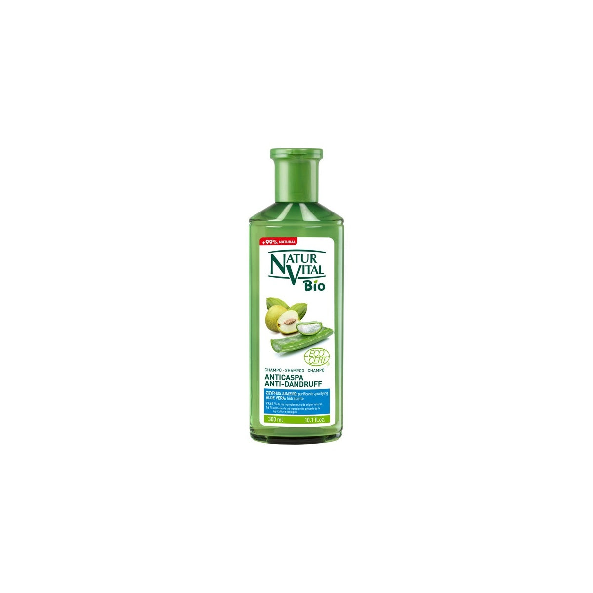NATUR VITAL šampūnas nuo pleiskanų BIO ECOCERT, 300 ml