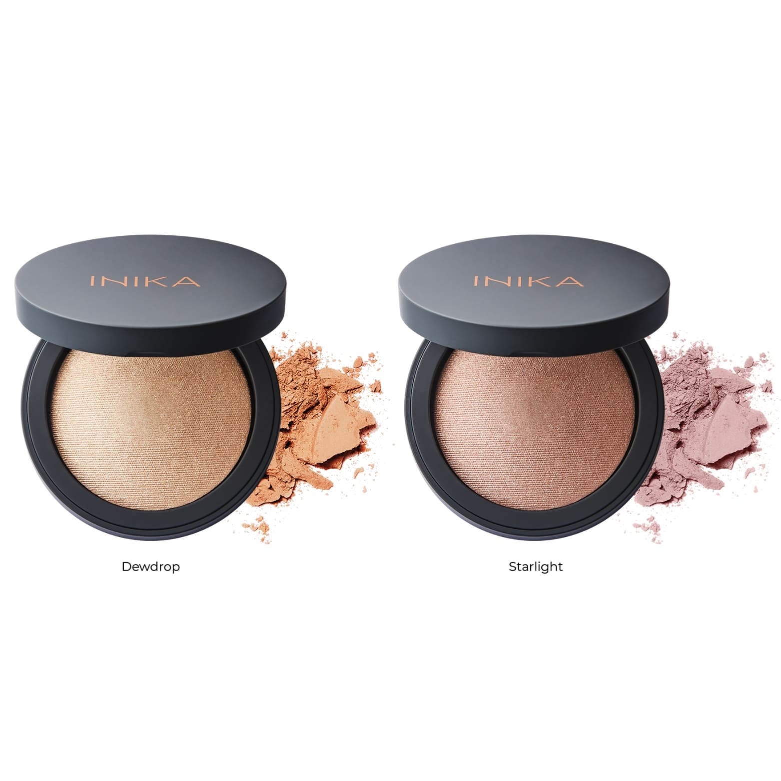 INIKA ORGANIC, švytėjimo suteikianti kompaktinė pudra, 8 g