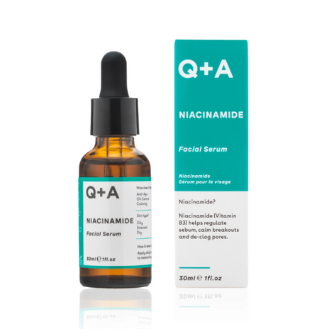 Q+A, Niacinamide Facial Serum Veido serumas su niacinamidu, 30ml