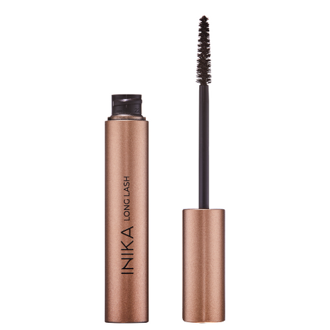 INIKA ORGANIC, ilginamasis veganiškas blakstienų tušas black, 8 ml