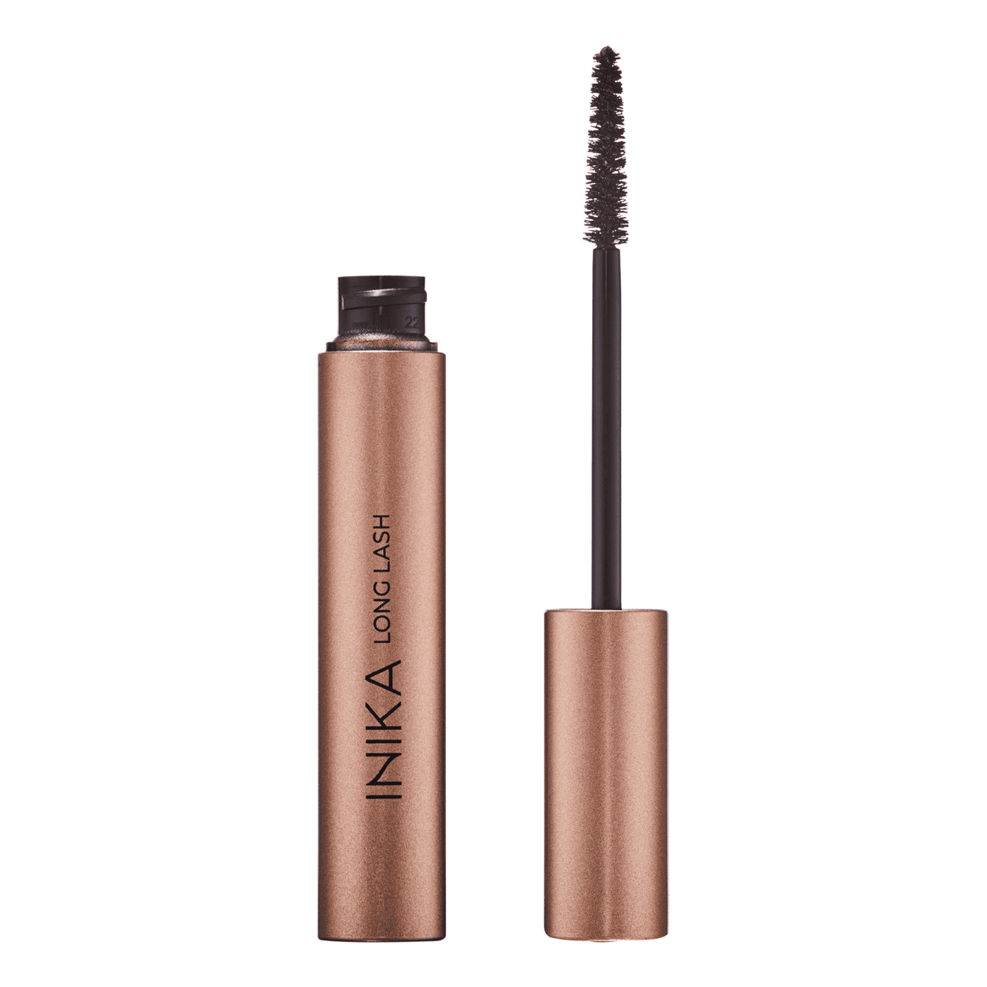 INIKA ORGANIC, ilginantis veganiškas blakstienų tušas brown, 8 ml