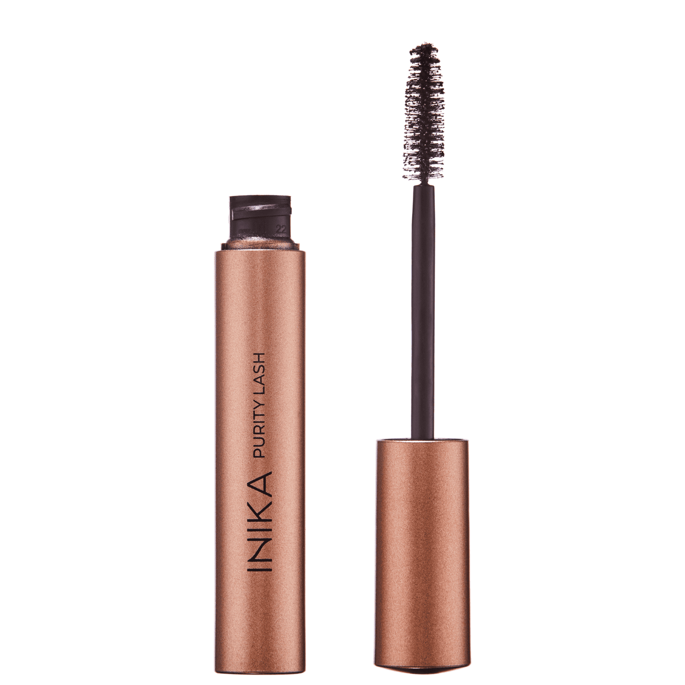 INIKA ORGANIC, blakstienų tušas jautrioms akims black, 8.5 ml