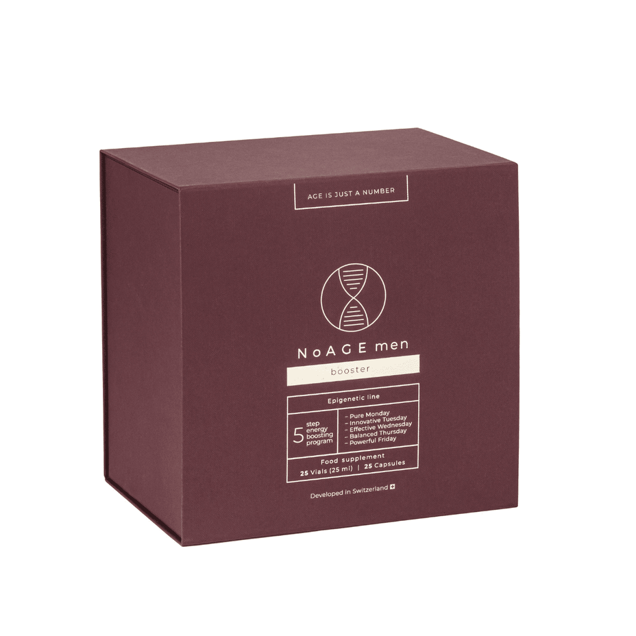 NoAGE men Booster, 25 buteliukų