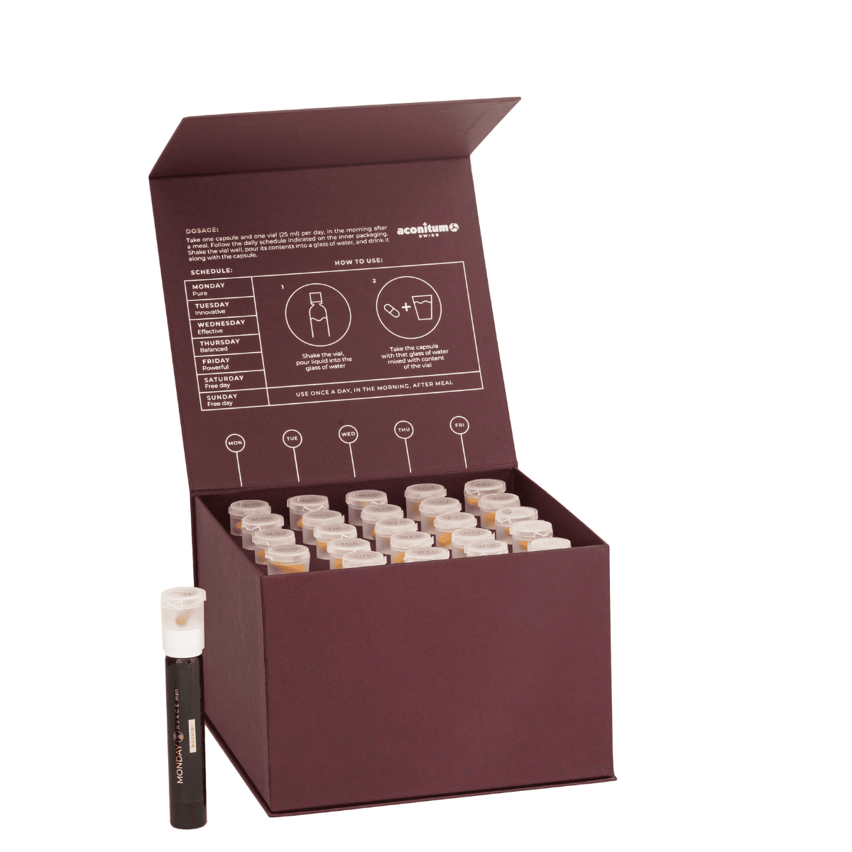 NoAGE men Booster, 25 buteliukų