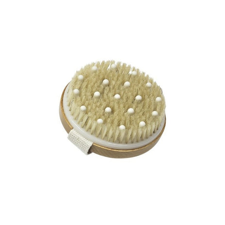 NUUM Anti-Cellulite Dry Brush Detoksikuojantis masažinis kūno šepetys, 1 vnt