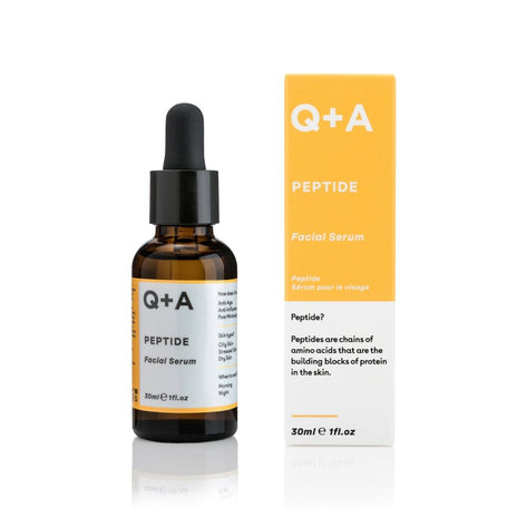 Q+A, Peptide Facial Serum Veido serumas su peptidais, 30ml