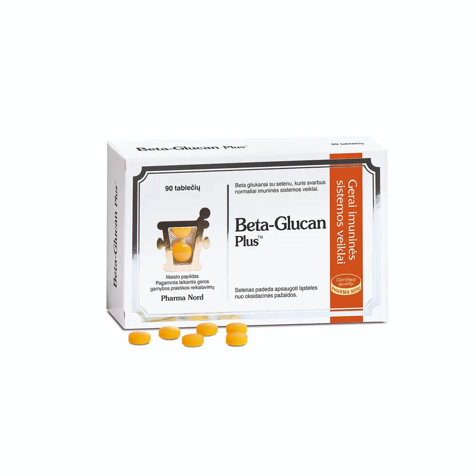 PHARMA NORD Beta-Glucan Plus, 90 tablečių