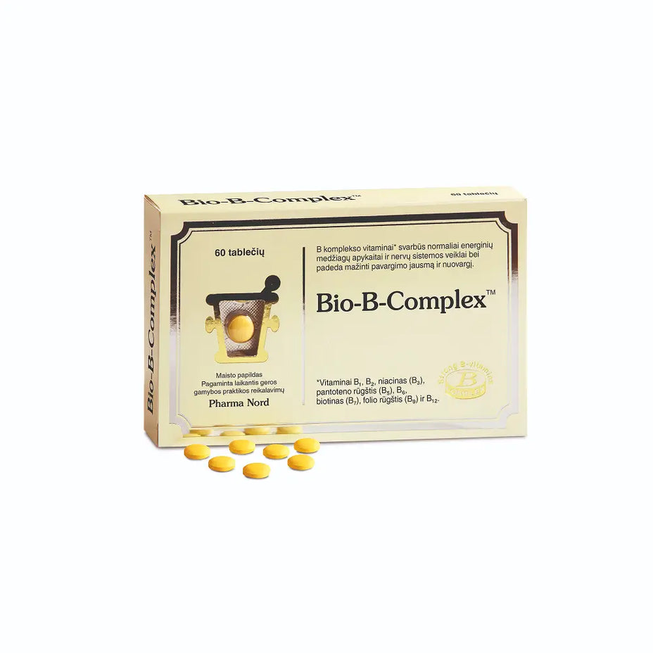 PHARMA NORD Bio-B-Complex, 60 tablečių