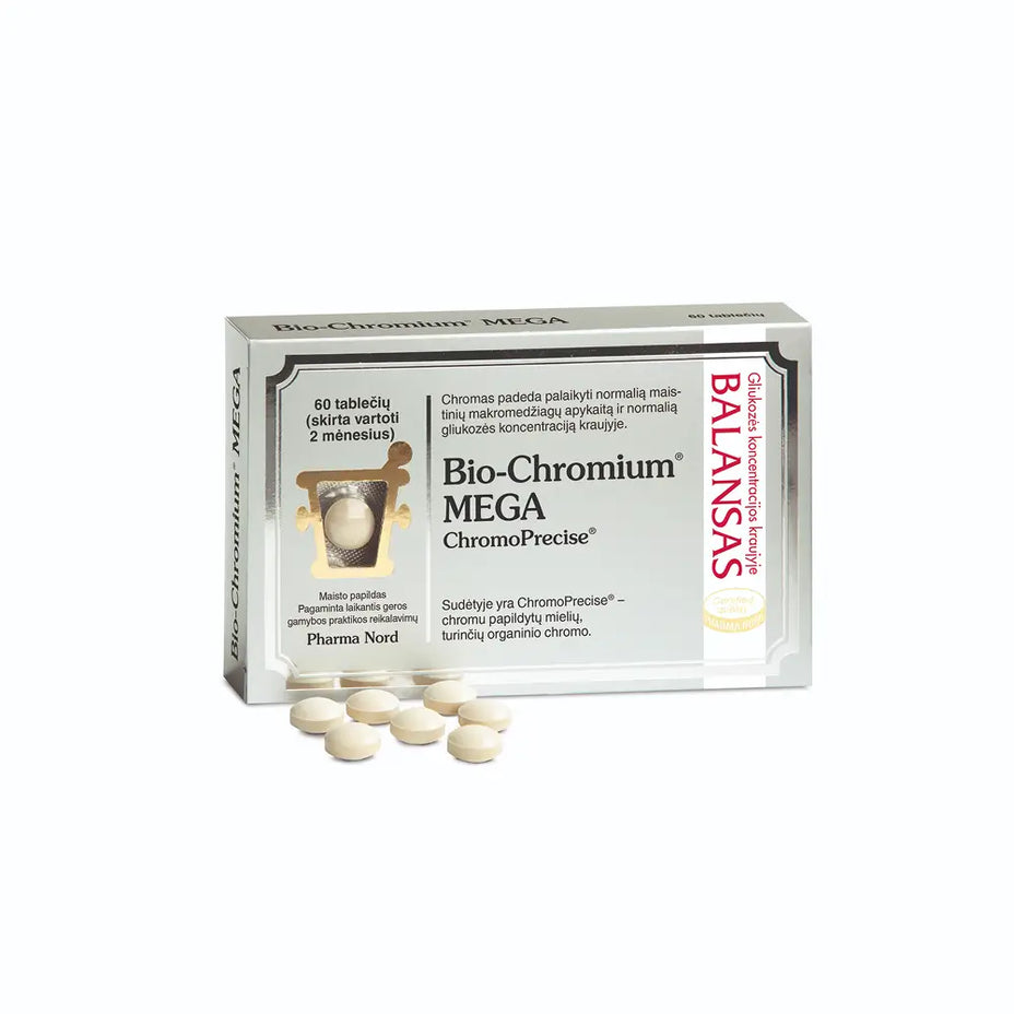PHARMA NORD Bio-Chromium MEGA, 60 tablečių