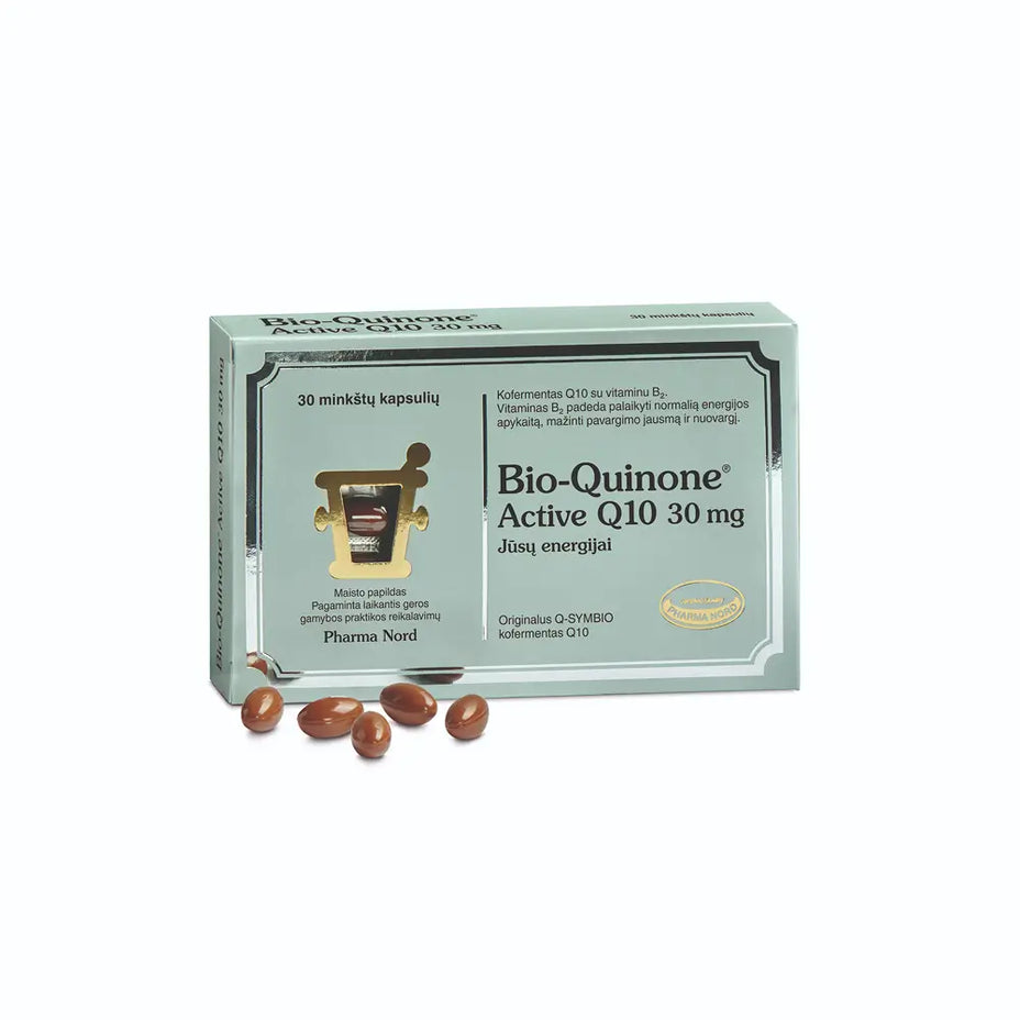 PHARMA NORD Bio-Quinone Q10 30mg,  30 kapsulių