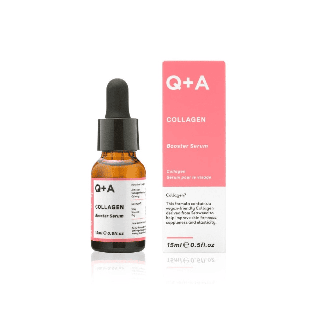 Q+A, Collagen Booster Serum Veido serumas su kolagenu, 15ml