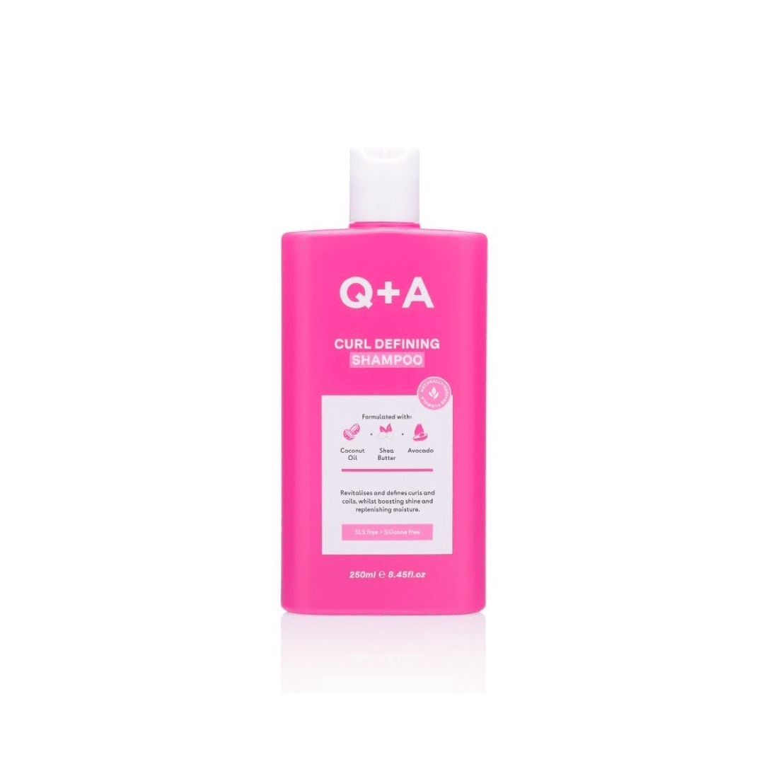 Q+A, Curl Defining Shampoo Šampūnas garbanotiems plaukams, 250ml
