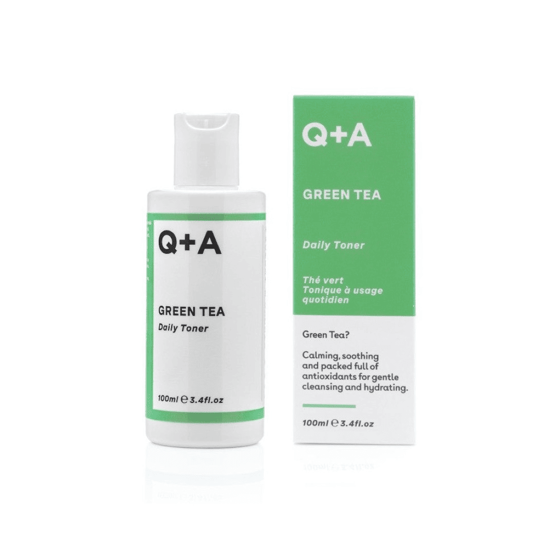 Q+A, Green Tea Daily Toner Kasdienis veido tonikas su žaliąja arbata, 100ml