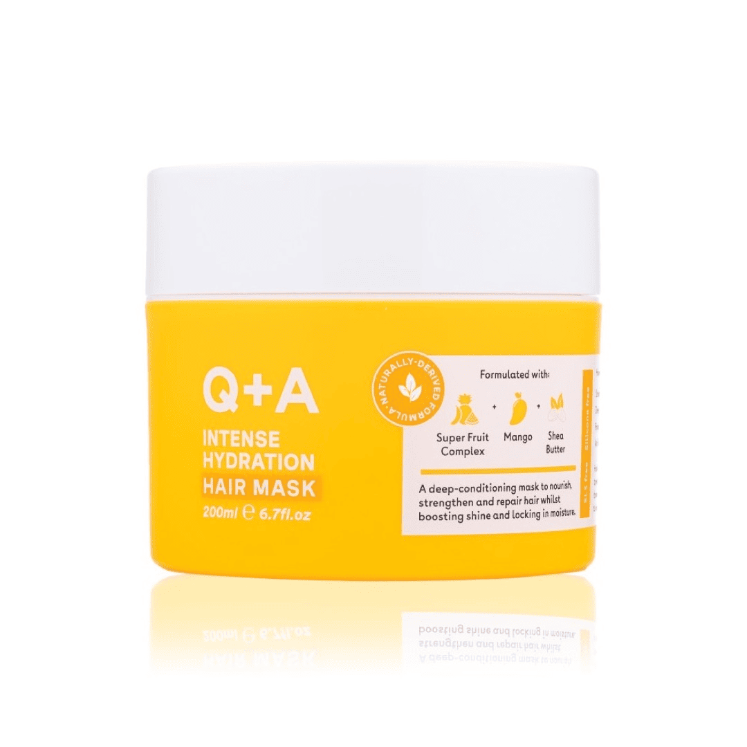 Q+A, Intense Hydration Hair Mask Intensyviai drėkinanti plaukų kaukė, 200ml