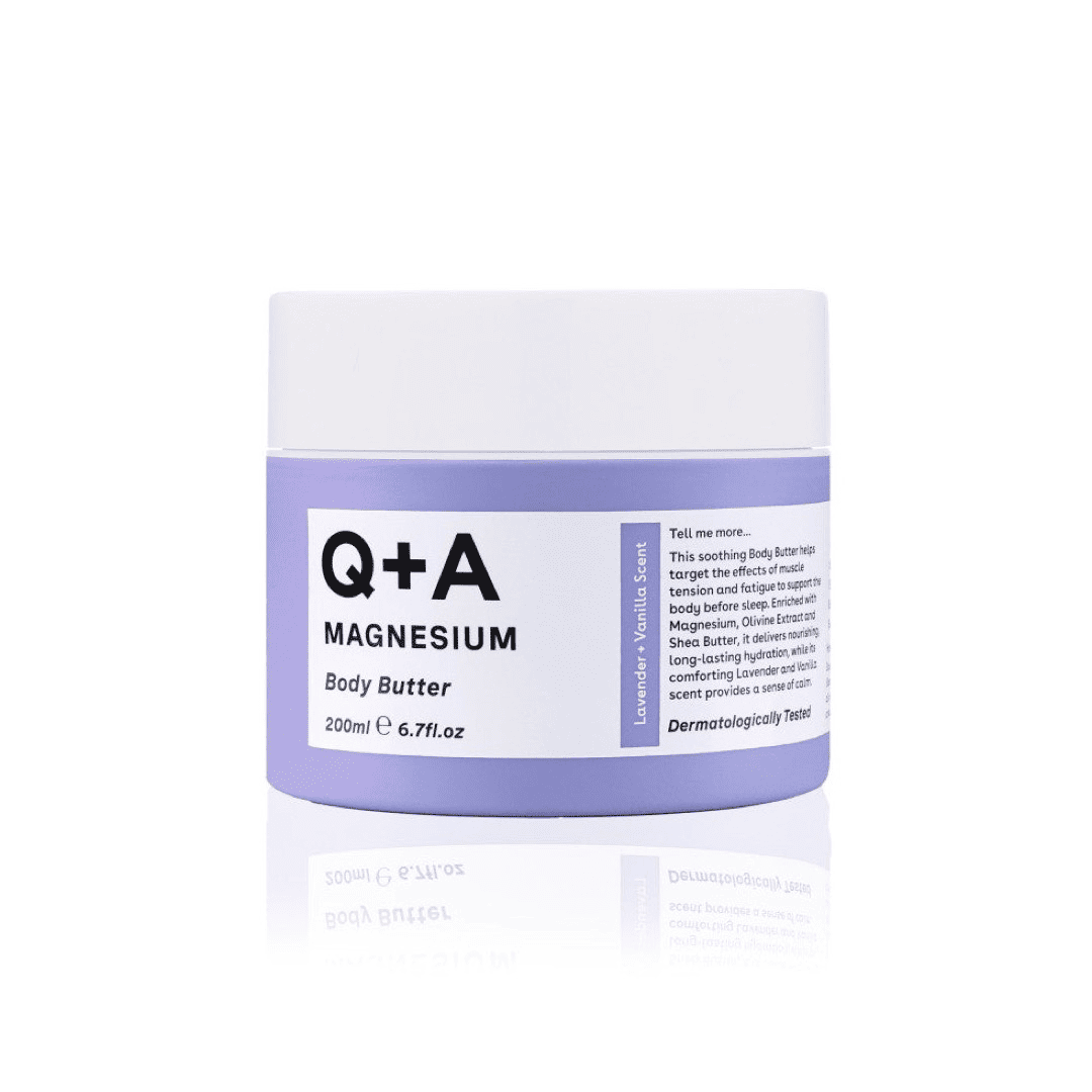 Q+A, Magnesium Body Butter Kūno sviestas su magniu, 200ml