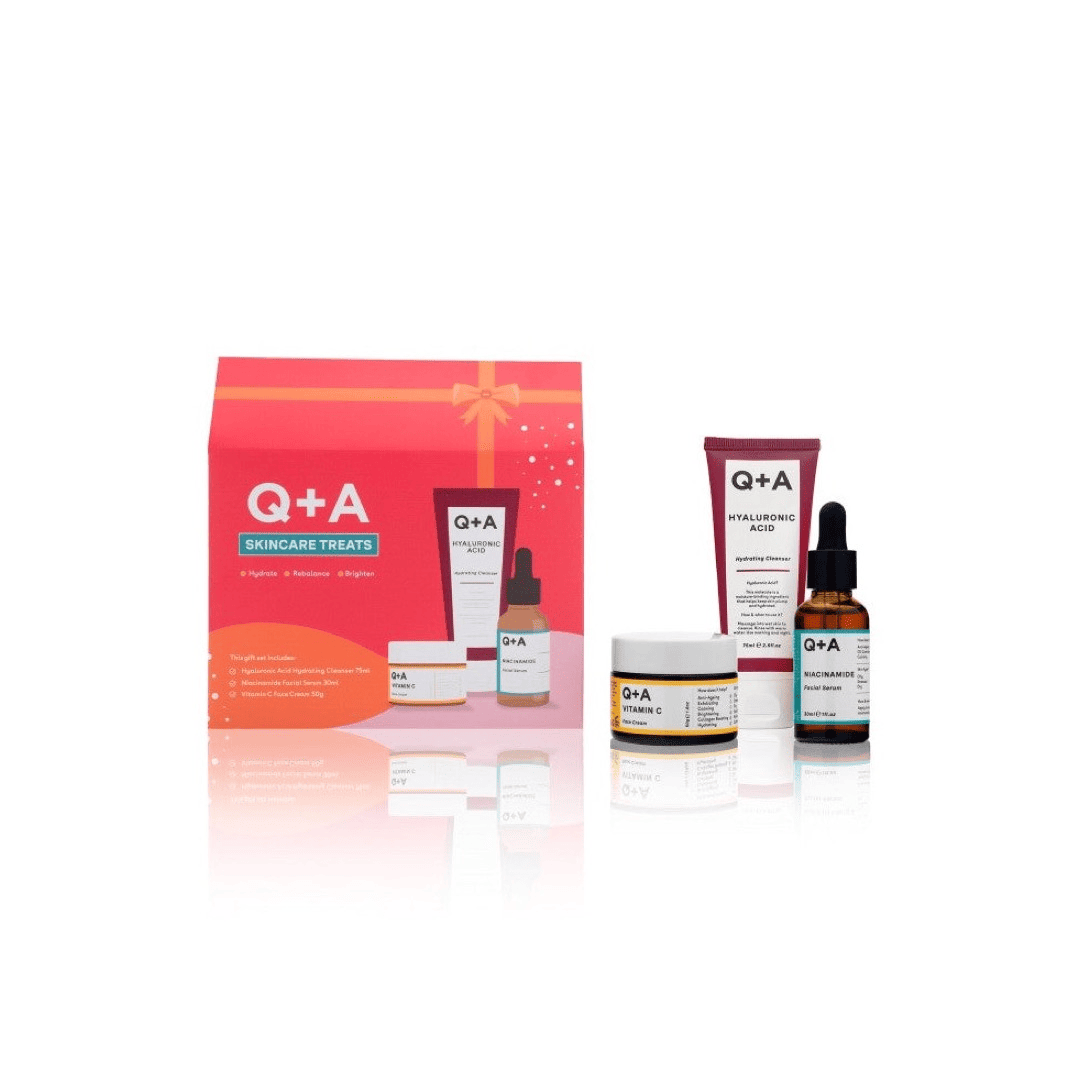 Q+A, Skincare Treats Veido priežiūros priemonių rinkinys, 1vnt