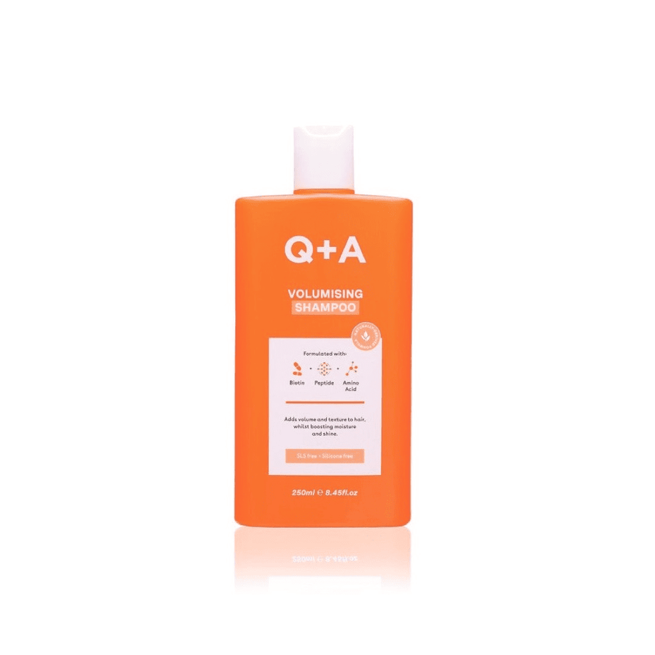Q+A, Volumising Shampoo Apimties suteikiantis šampūnas su biotinu, 250ml