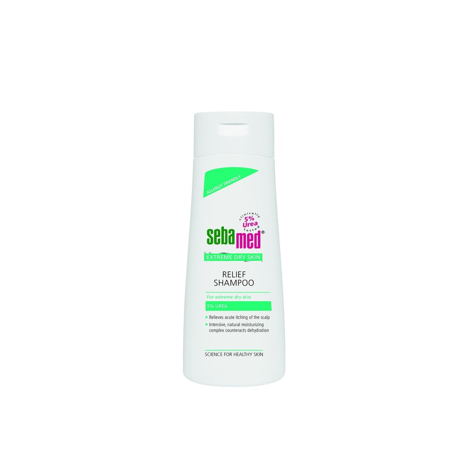 SEBAMED Extreme Dry Urea šampūnas labai sausai galvos odai su UREA 5%,  200 ml