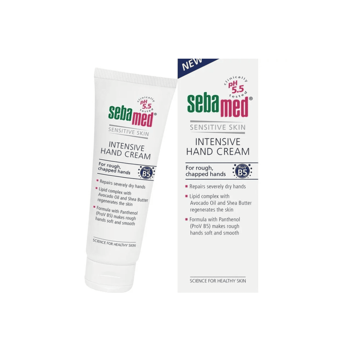 SEBAMED intensyviai drėkinantis rankų kremas su su pantenoliu, 75 ml