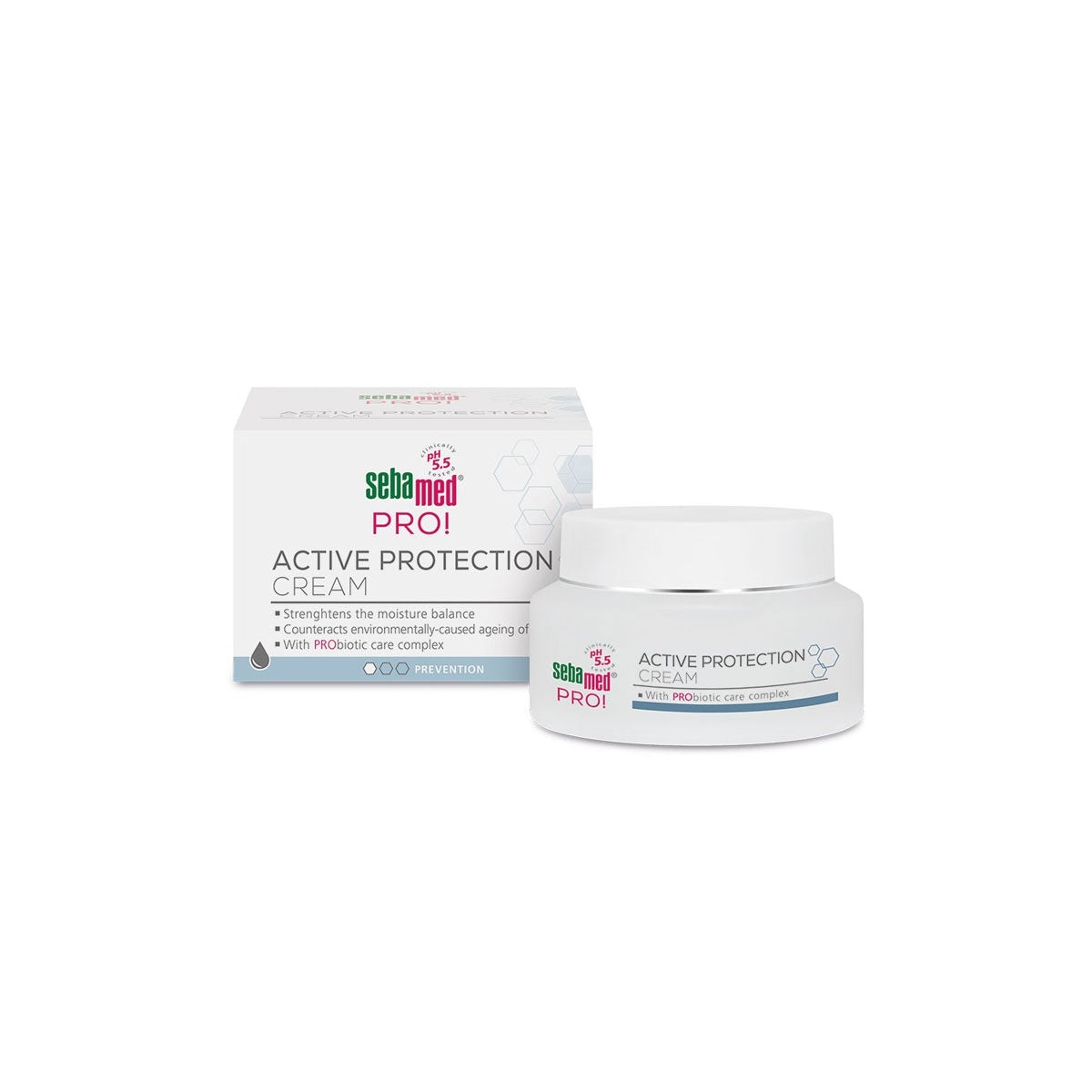 SEBAMED PRO apsauginis drėkinamasis kremas su probiotikais "Active Protection", 50 ml