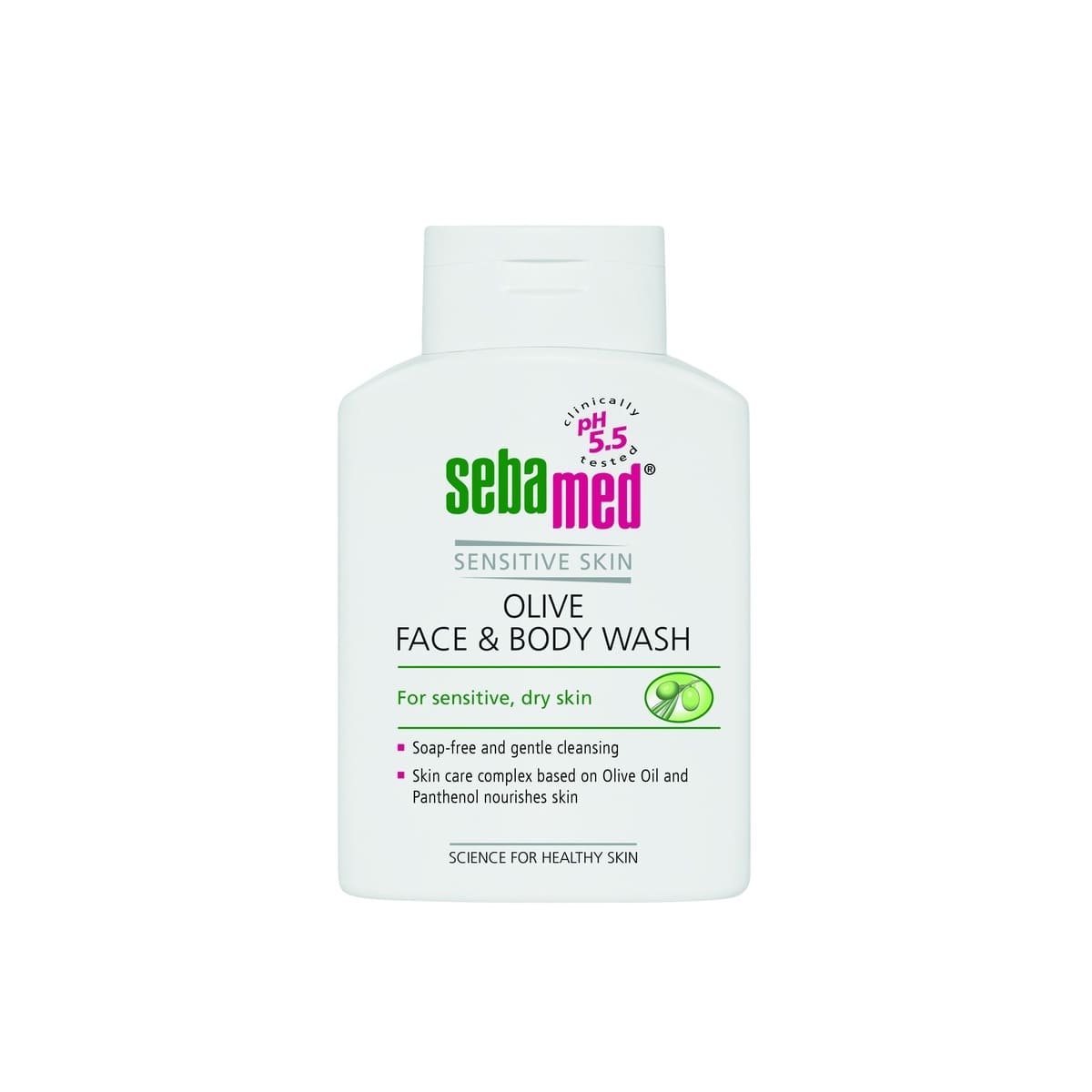 SEBAMED veido ir kūno prausiklis su alyvuogių aliejumi,  200 ml