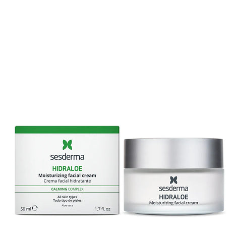 SESDERMA,  drėkinamasis veido kremas HIDRALOE, 50 ml