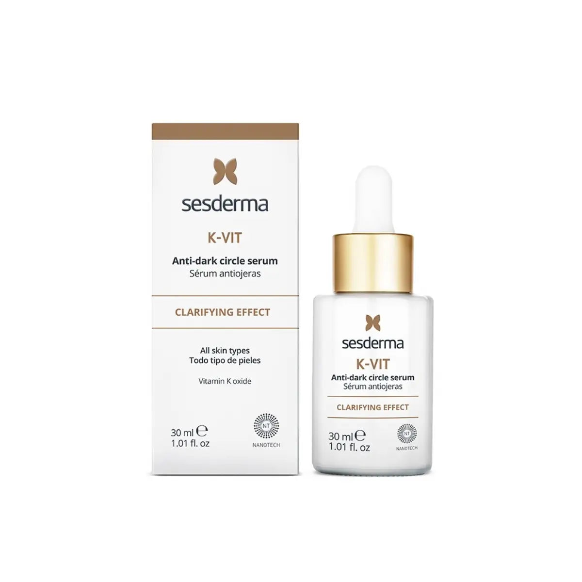 SESDERMA, k-vit patamsėjusių paakių serumas, 30 ml