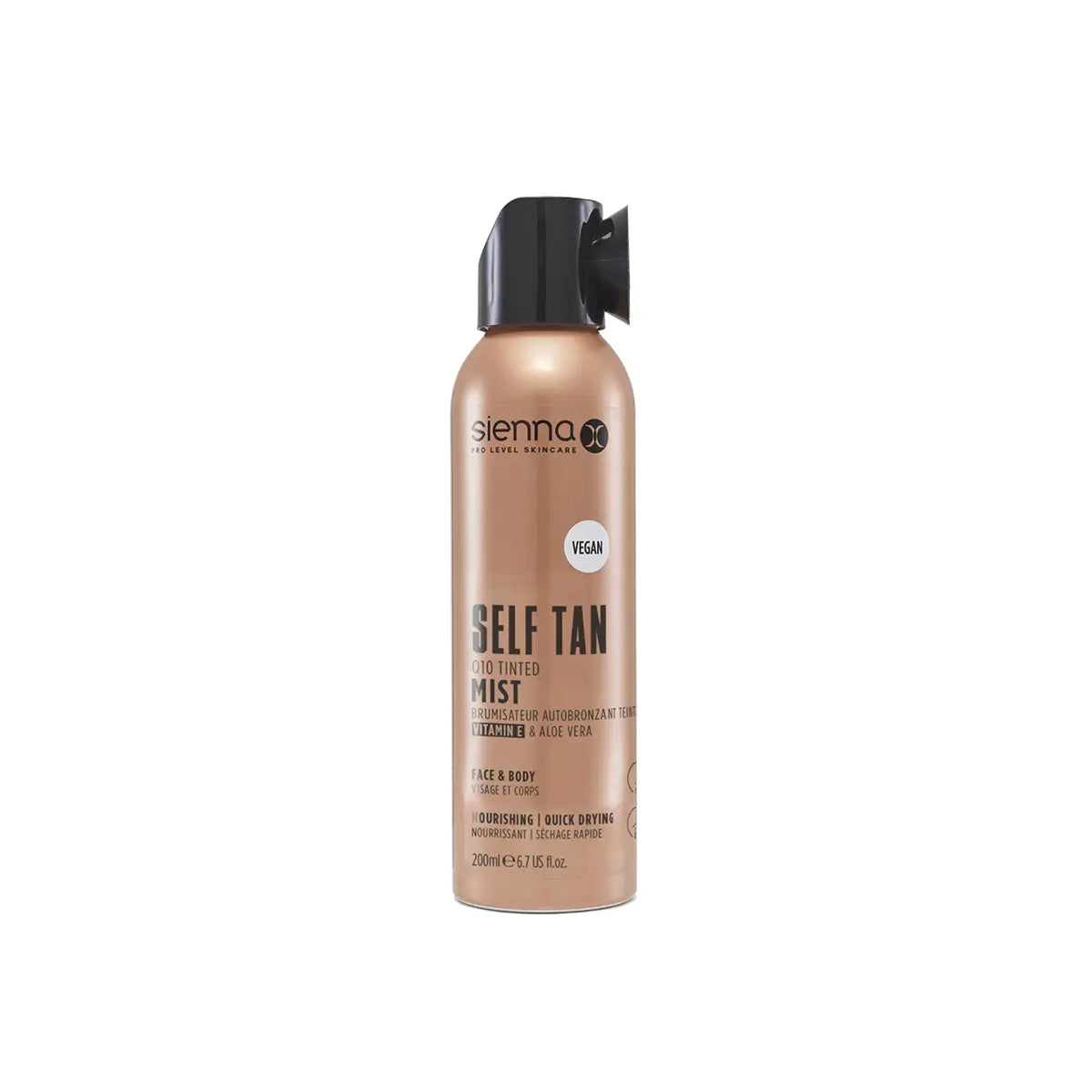 SIENNA X savaiminio įdegio dulksna su atspalviu Q10 TINTED MIST, 200ml