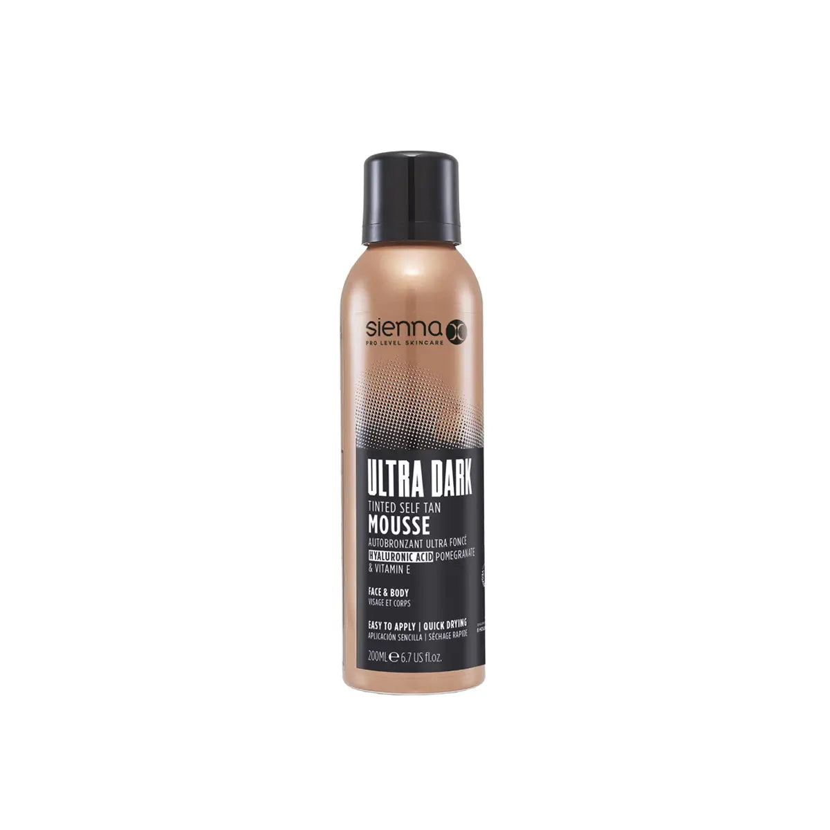 SIENNA X savaiminio įdegio putos su atspalviu ULTRA DARK TINTED MOUSEE, 200ml