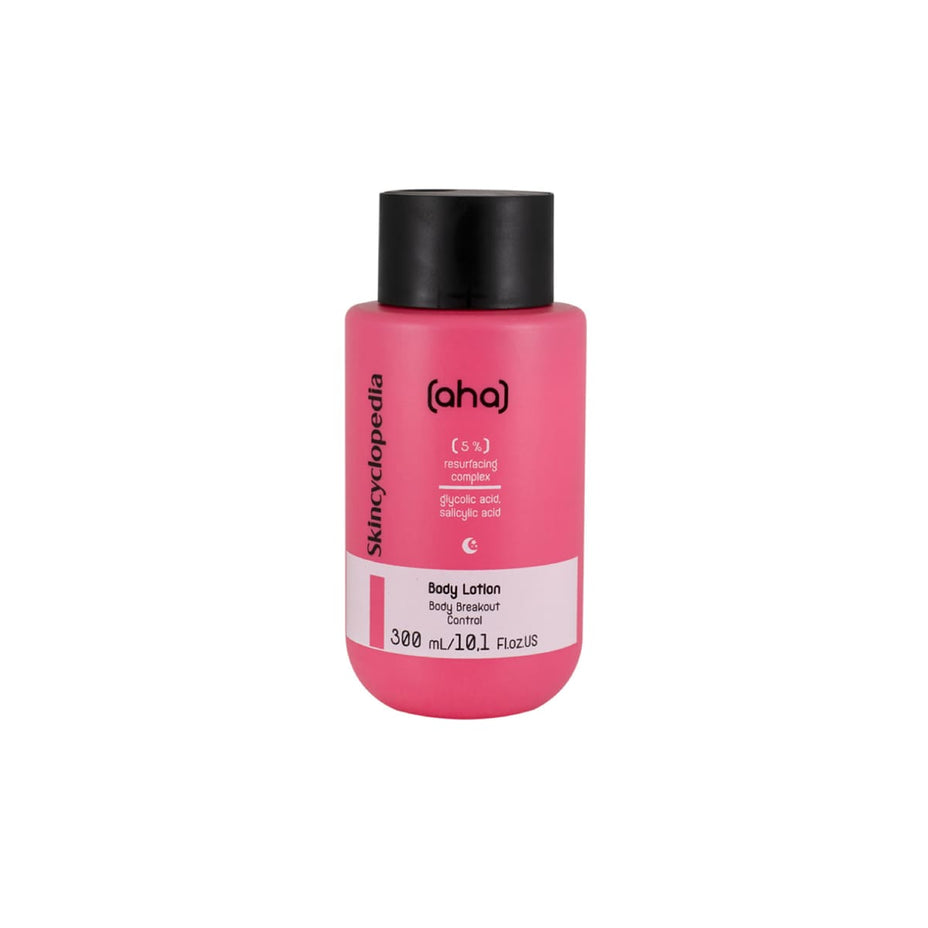 Skincyclopedia kūno losjonas su 5% regeneruojamuoju kompleksu, glikolio, silicilio, citrinų rūgštimi ir PHA, 300ml