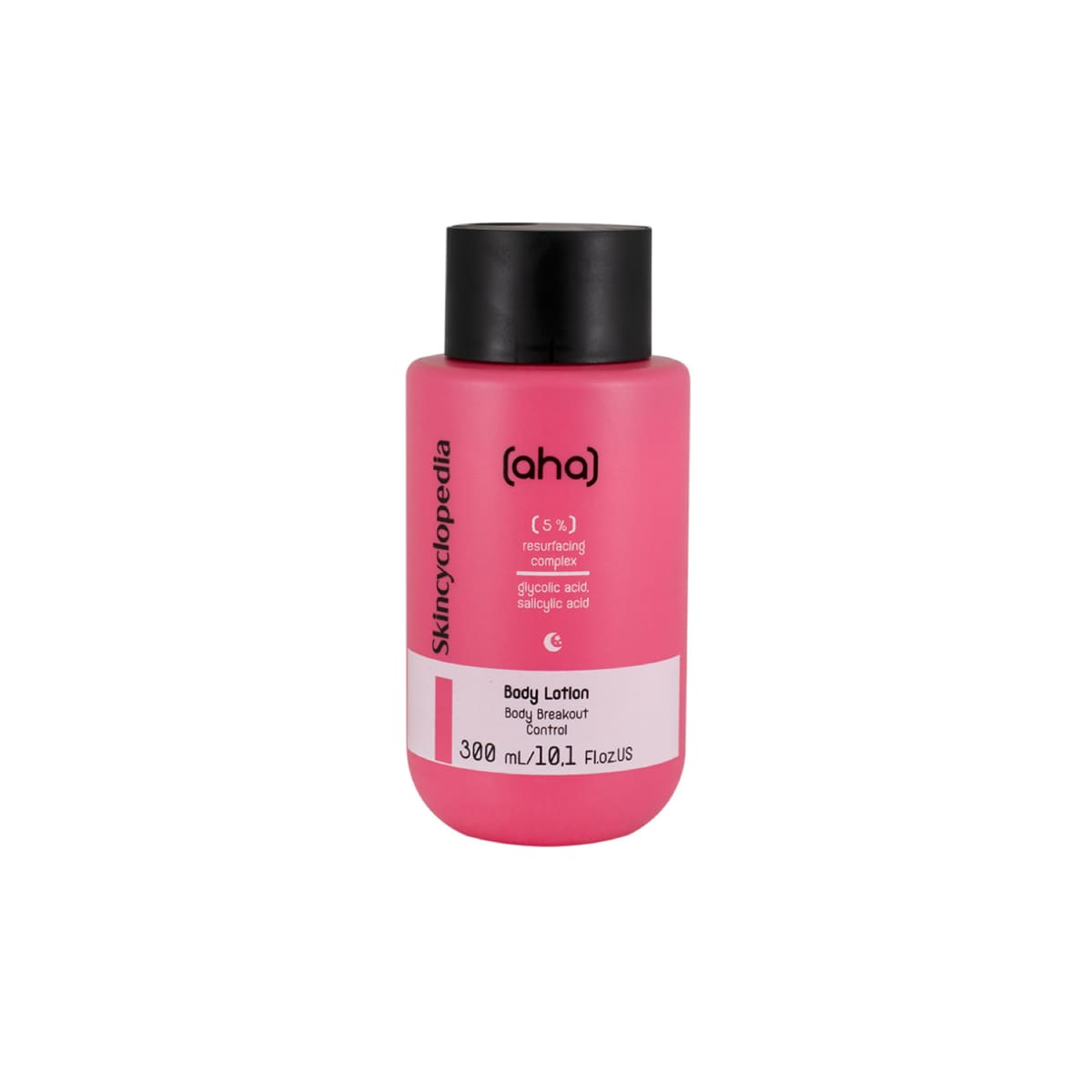 Skincyclopedia kūno losjonas su 5% regeneruojamuoju kompleksu, glikolio, silicilio, citrinų rūgštimi ir PHA, 300ml