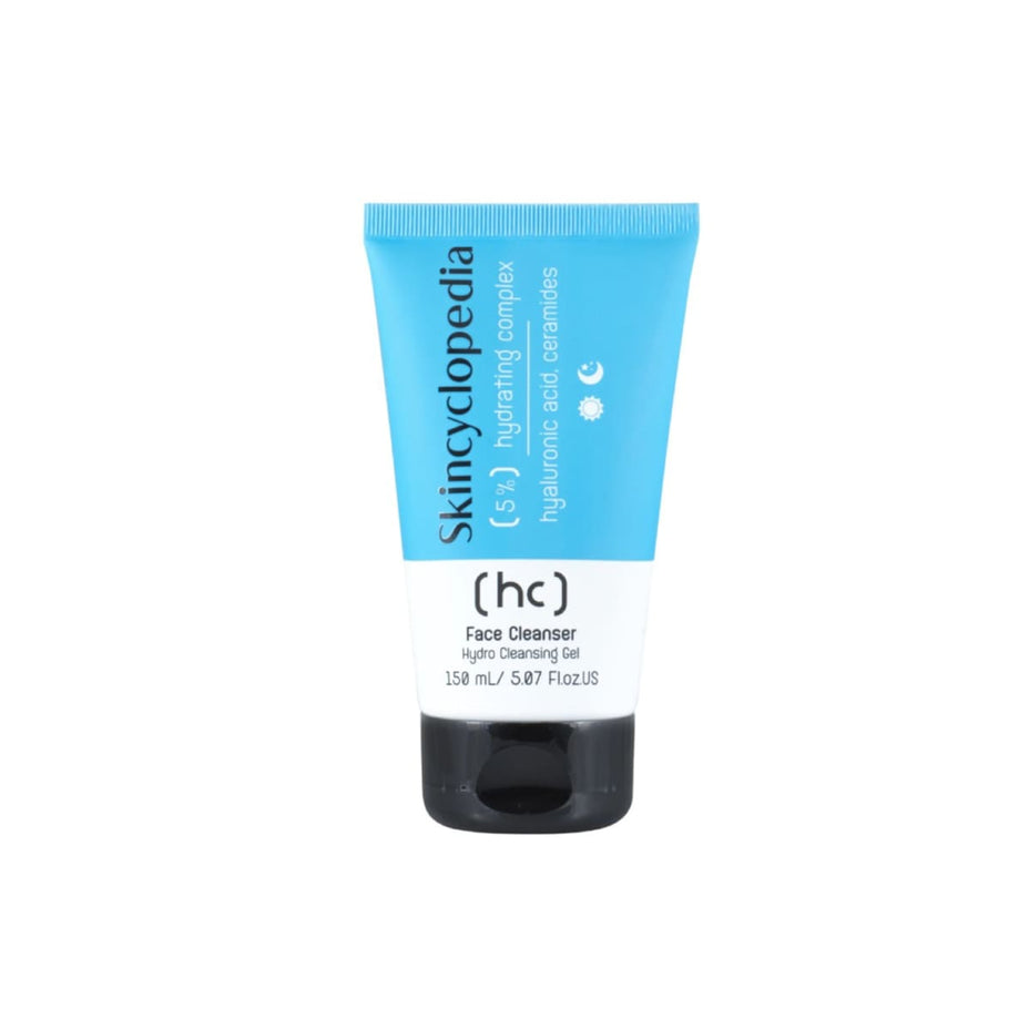 Skincyclopedia veido prausiklis su 5% drėkinamuoju kompleksu, hialurono rūgštimi, keramidais ir niacinamidu, 150ml