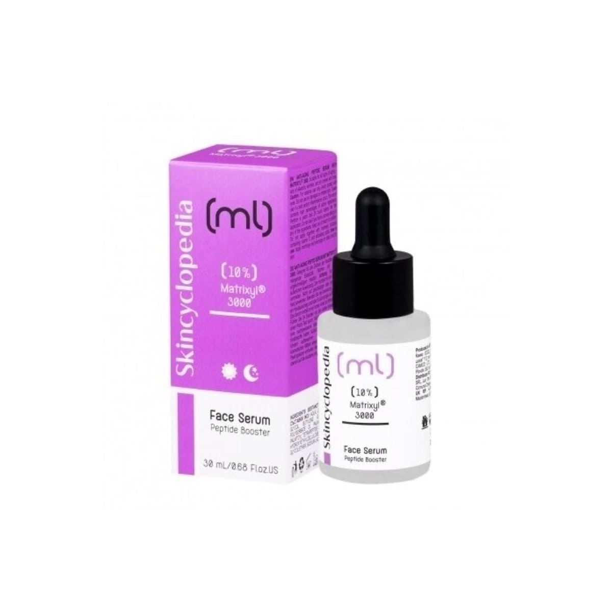 Skincyclopedia veido serumas nuo senėjimo su 10% Matrixyl3000 peptidų kompleksu, 30ml