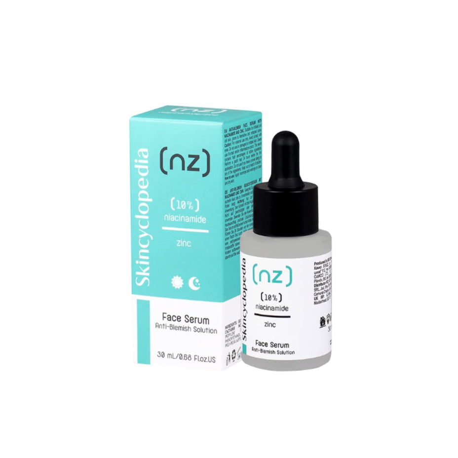 Skincyclopedia veido serumas su 10% niacinamidu ir 1% cinko, 30ml