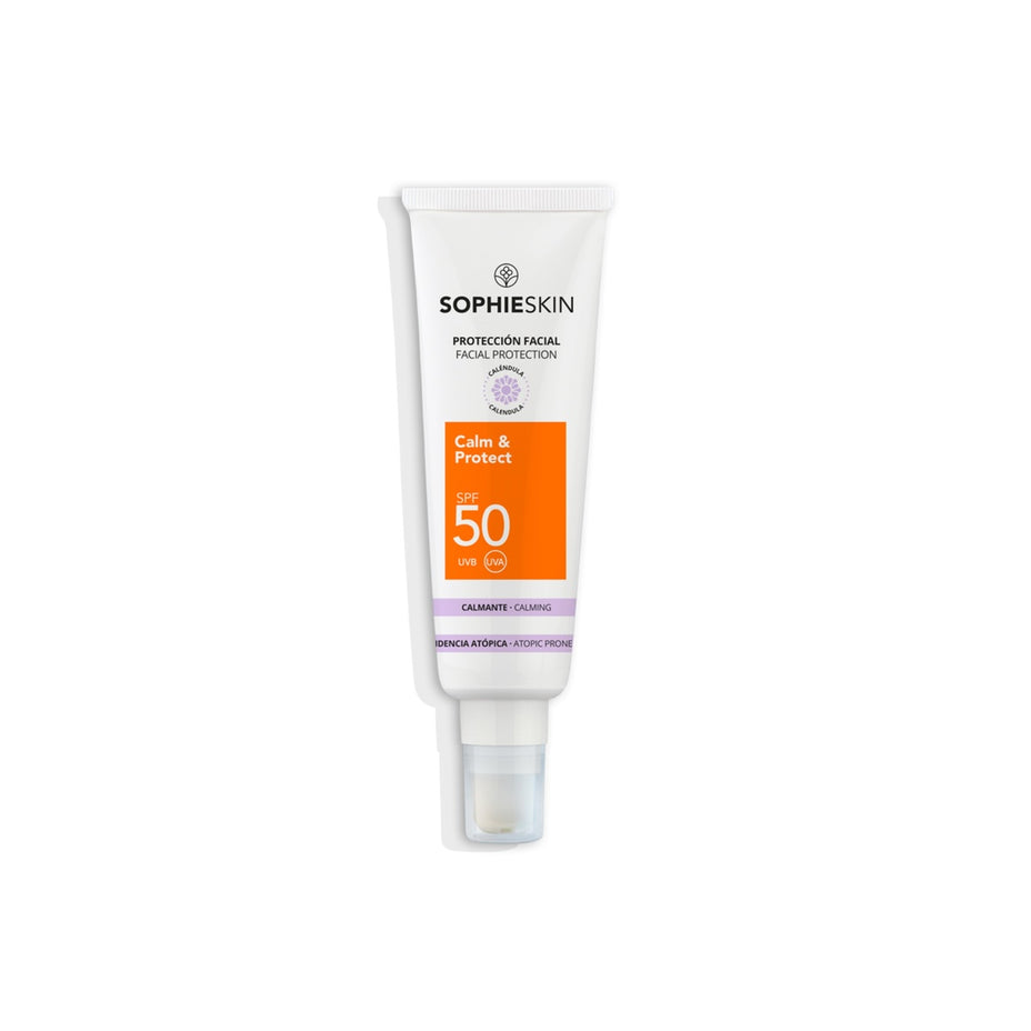 SOPHIE SKIN raminantis apsauginis veido kremas nuo saulės SPF50, 50 ml