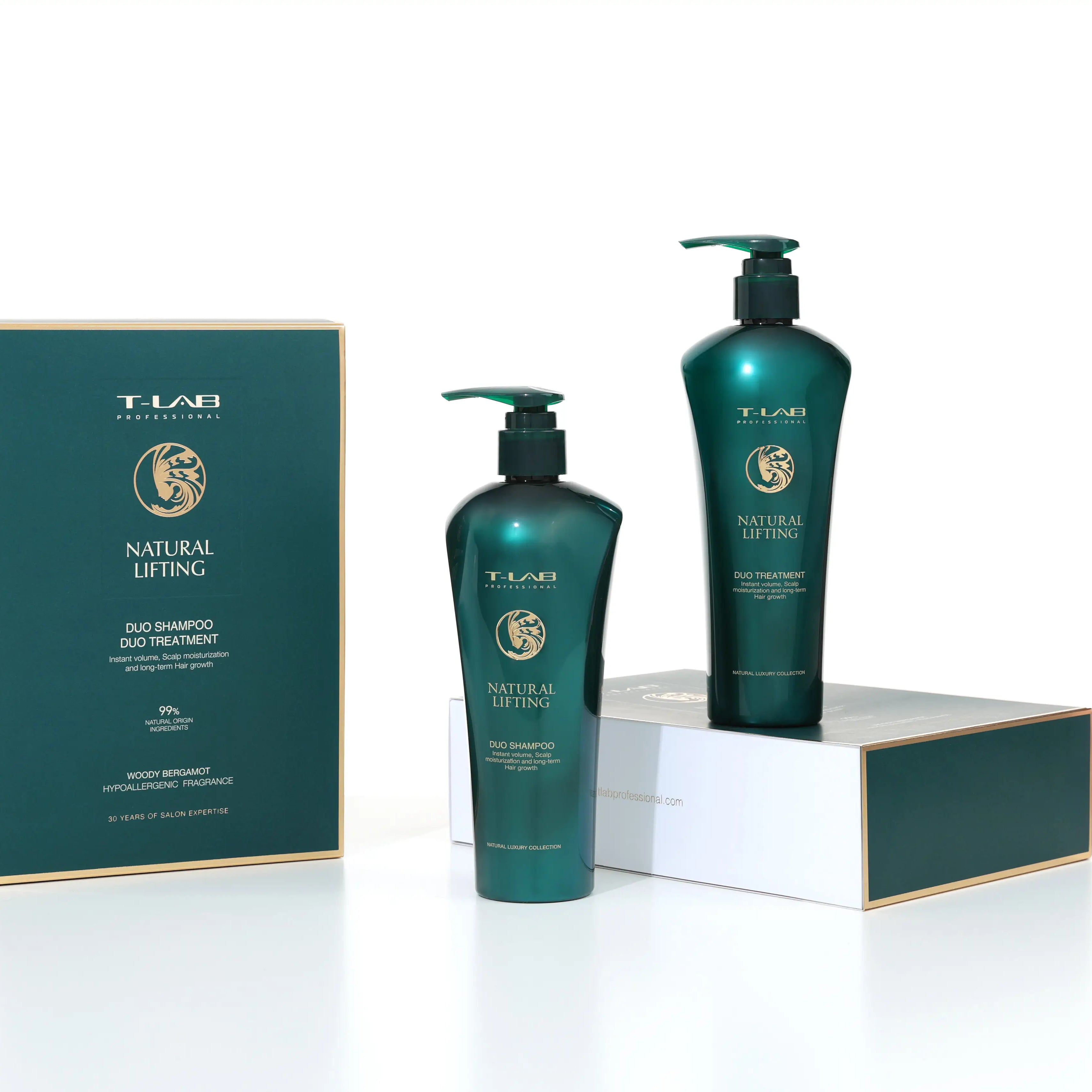 T-LAB Professional Natural Lifting šampūno ir kondicionieriaus rinkinys 300ml + 300ml