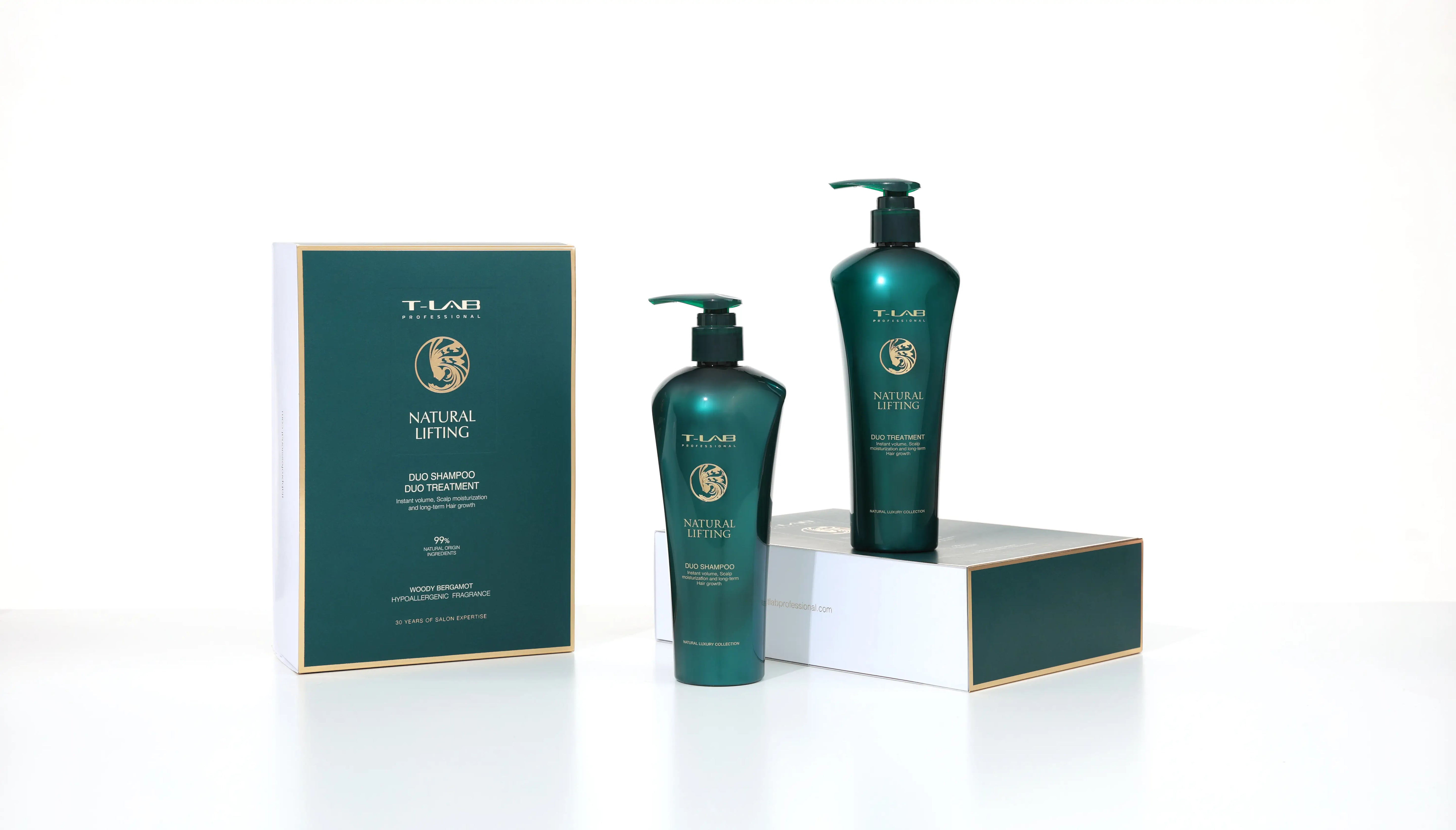 T-LAB Professional Natural Lifting šampūno ir kondicionieriaus rinkinys 300ml + 300ml