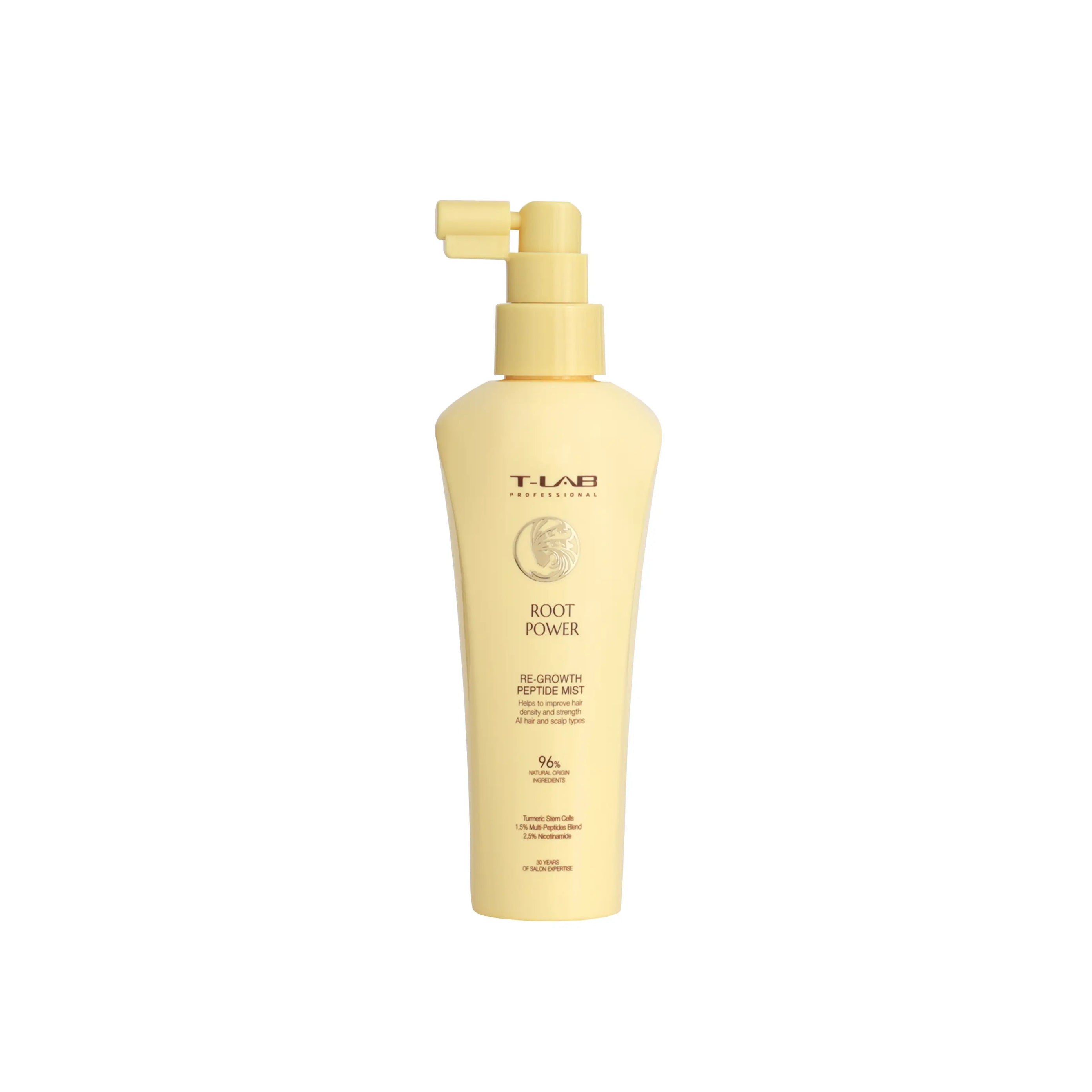 T-LAB Professional Root Power Re-Growth Peptide Mist Plaukų dulksna skatinanti plaukų augimą 150ml