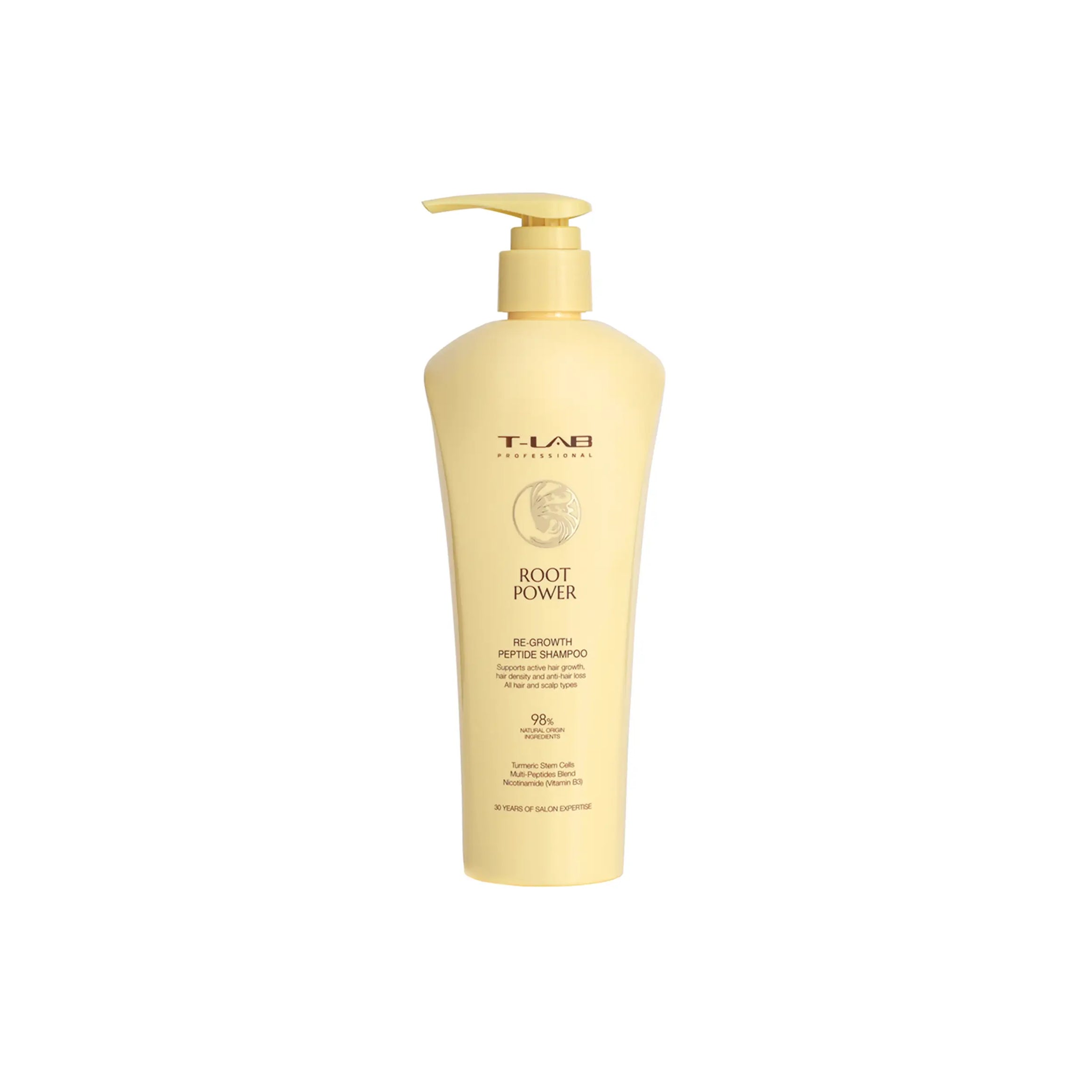 T-LAB Professional Root Power Re-Growth Peptide Shampoo Plaukų augimą skatinantis šampūnas 300ml