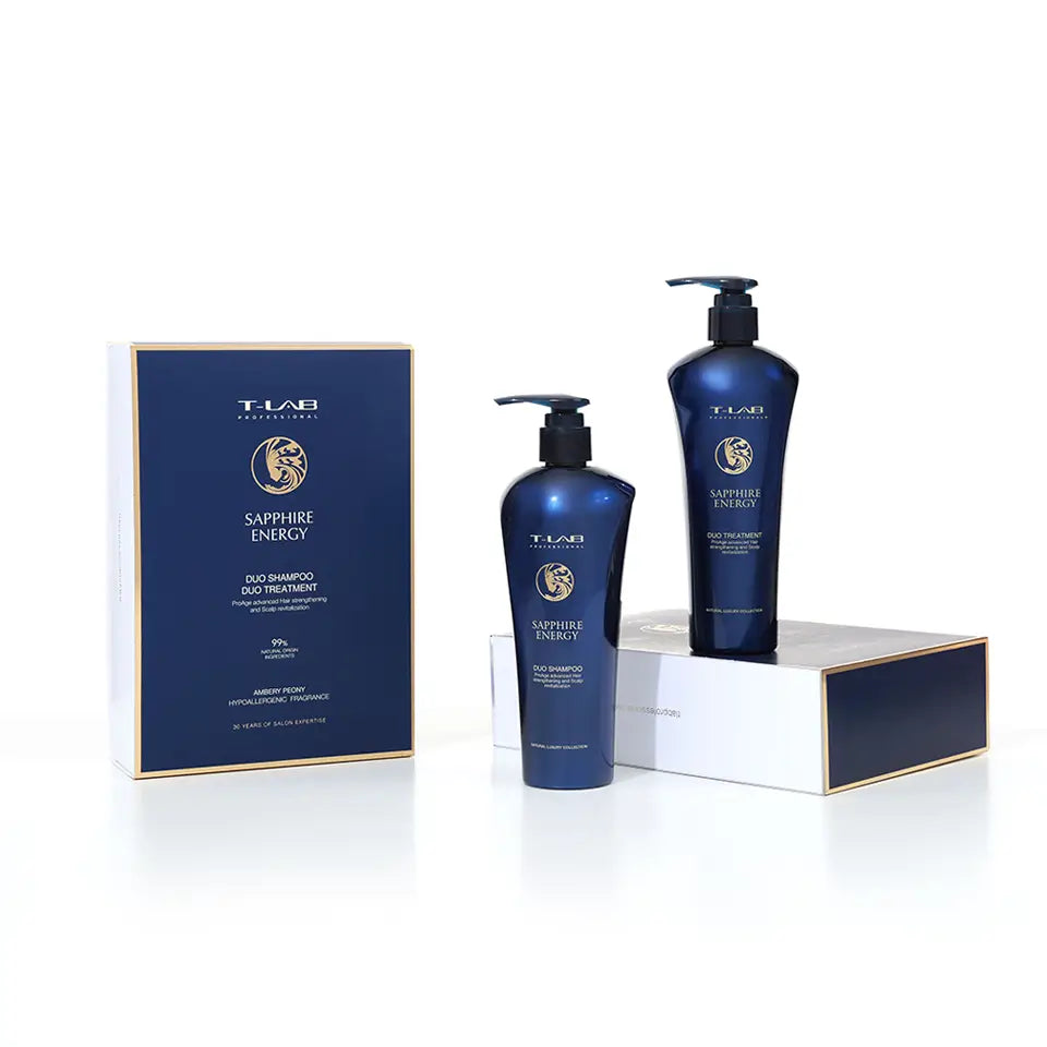 T-LAB Professional SAPPHIRE ENERGY šampūno ir kondicionieriaus rinkinys 300ml + 300ml