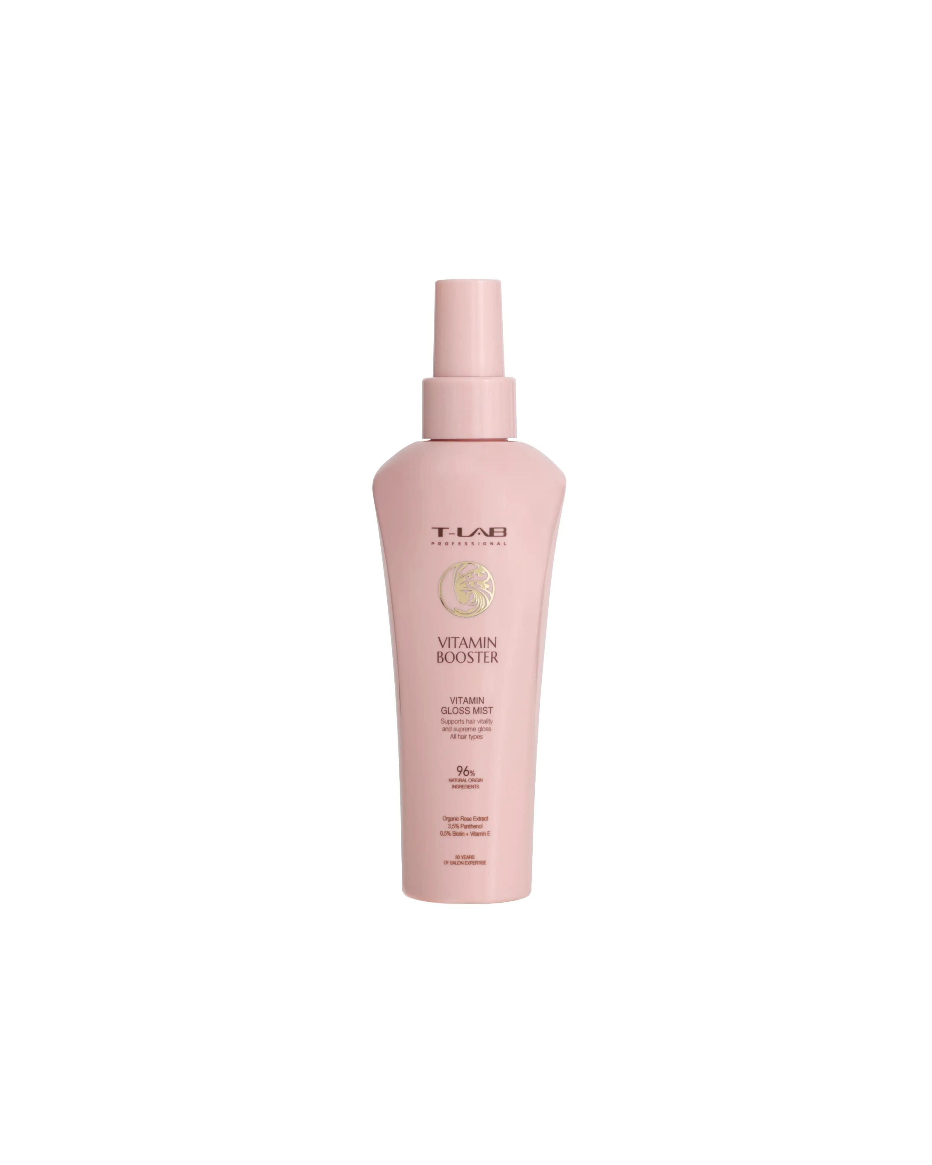 T-LAB Professional VITAMIN BOOSTER, plaukų glotnumą suteikianti dulksna, 150 ml