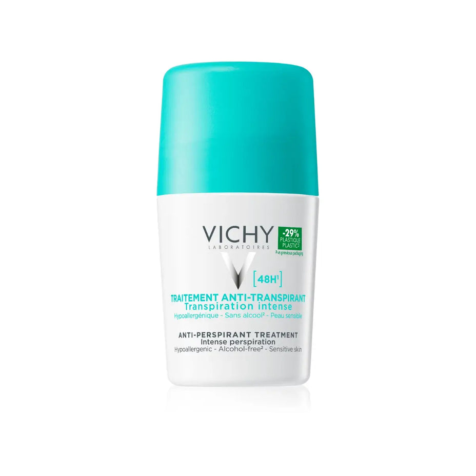 VICHY rutulinis dezodorantas antiperspirantas 48H, nepaliekantis žymių, 50 ml