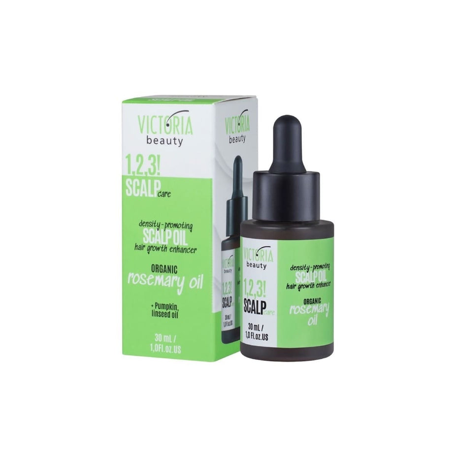 Victoria Beauty 1,2,3! Scalp! Rozmarinų aliejus plaukams, 30ml