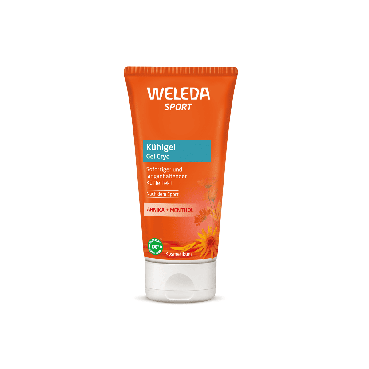 WELEDA Arnica Sport vėsinamasis kūno gelis su arnikomis