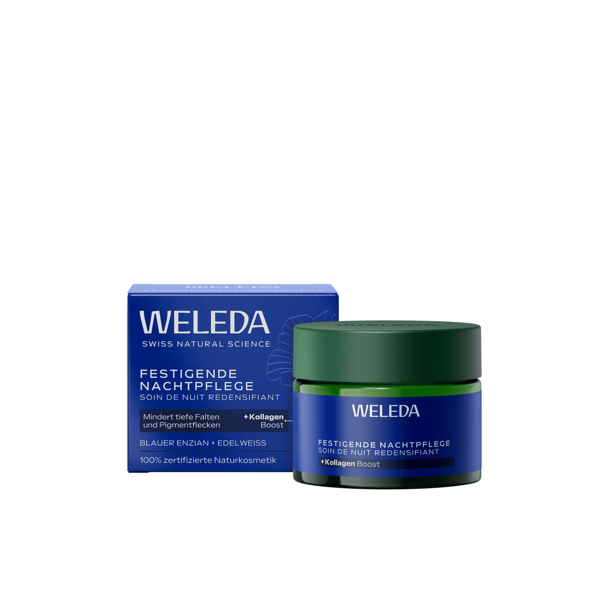 WELEDA Blue Gentian & Edelweiss naktinis kremas, 40 ml