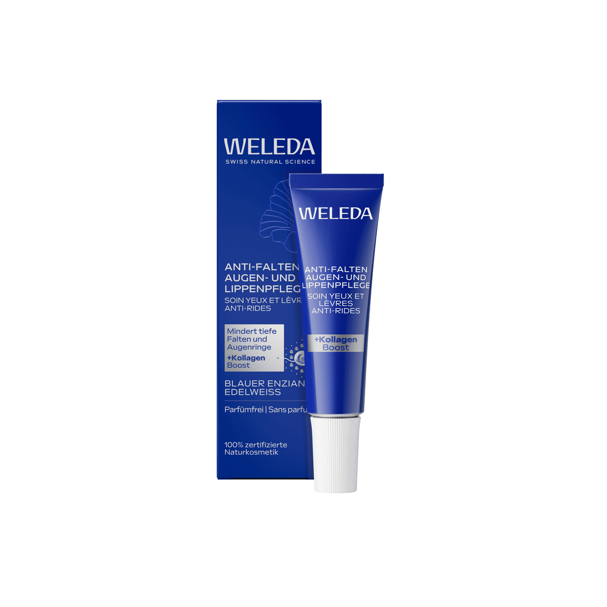 WELEDA Blue Gentian & Edelweiss paakių ir lūpų kremas, 10 ml