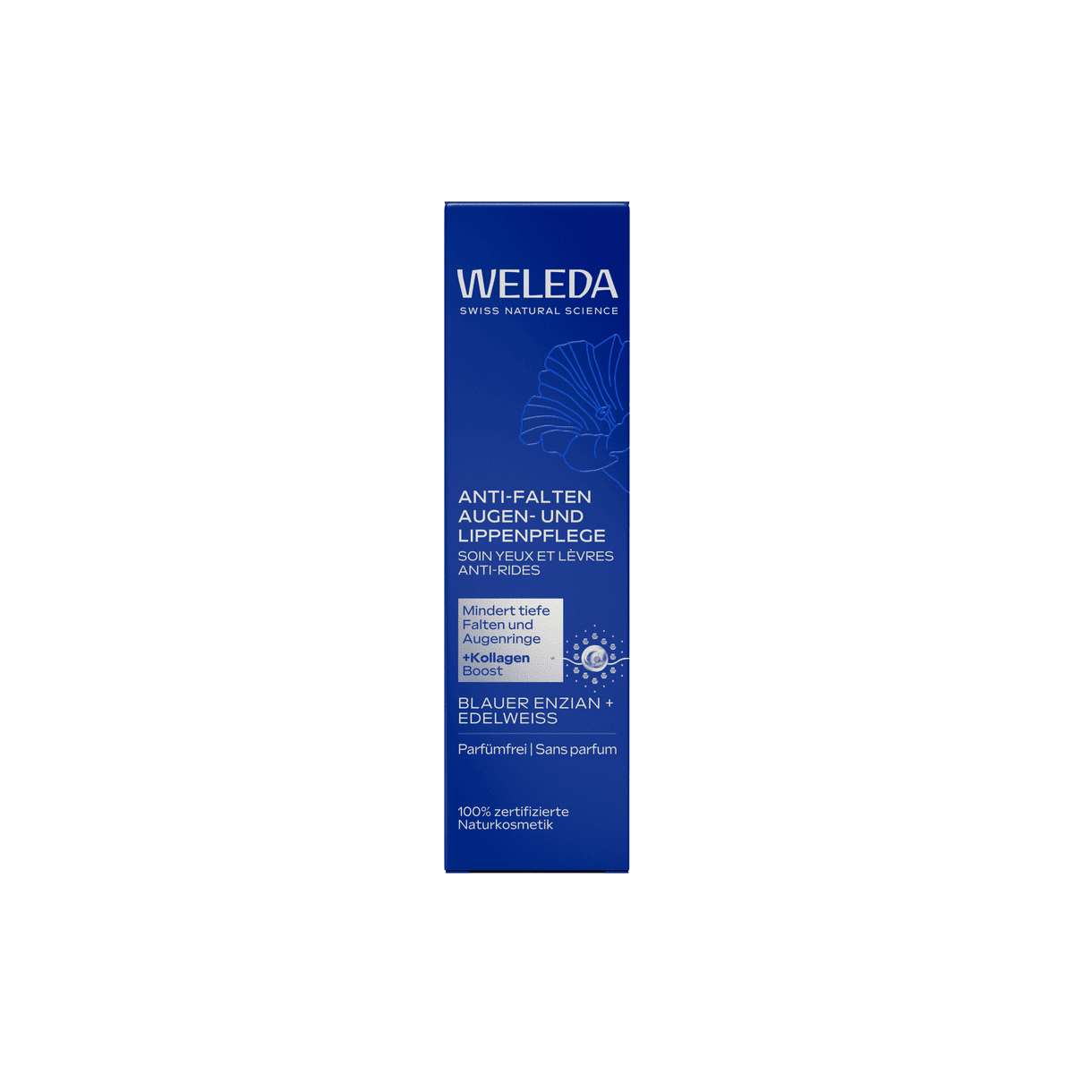 WELEDA Blue Gentian & Edelweiss paakių ir lūpų kremas, 10 ml