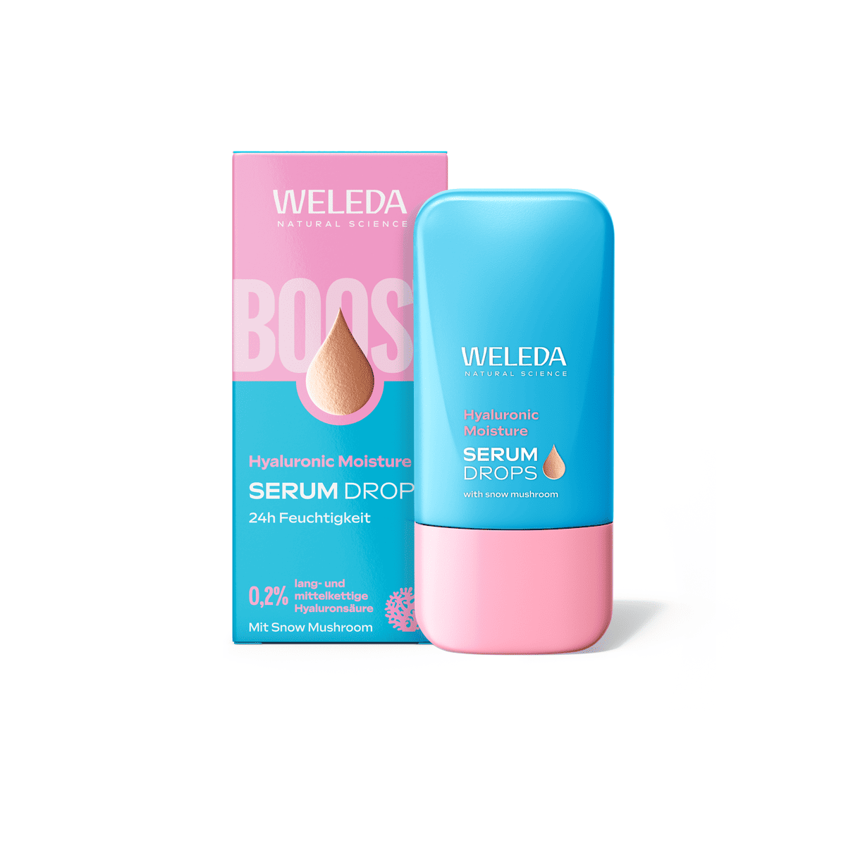 WELEDA Hyaluronic Serum Drops serumas, 30 ml