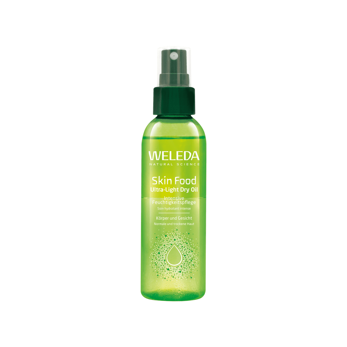 WELEDA Skin Food Ultra-Light Dry Oil, lengvas aliejinis purškiklis, 100ml